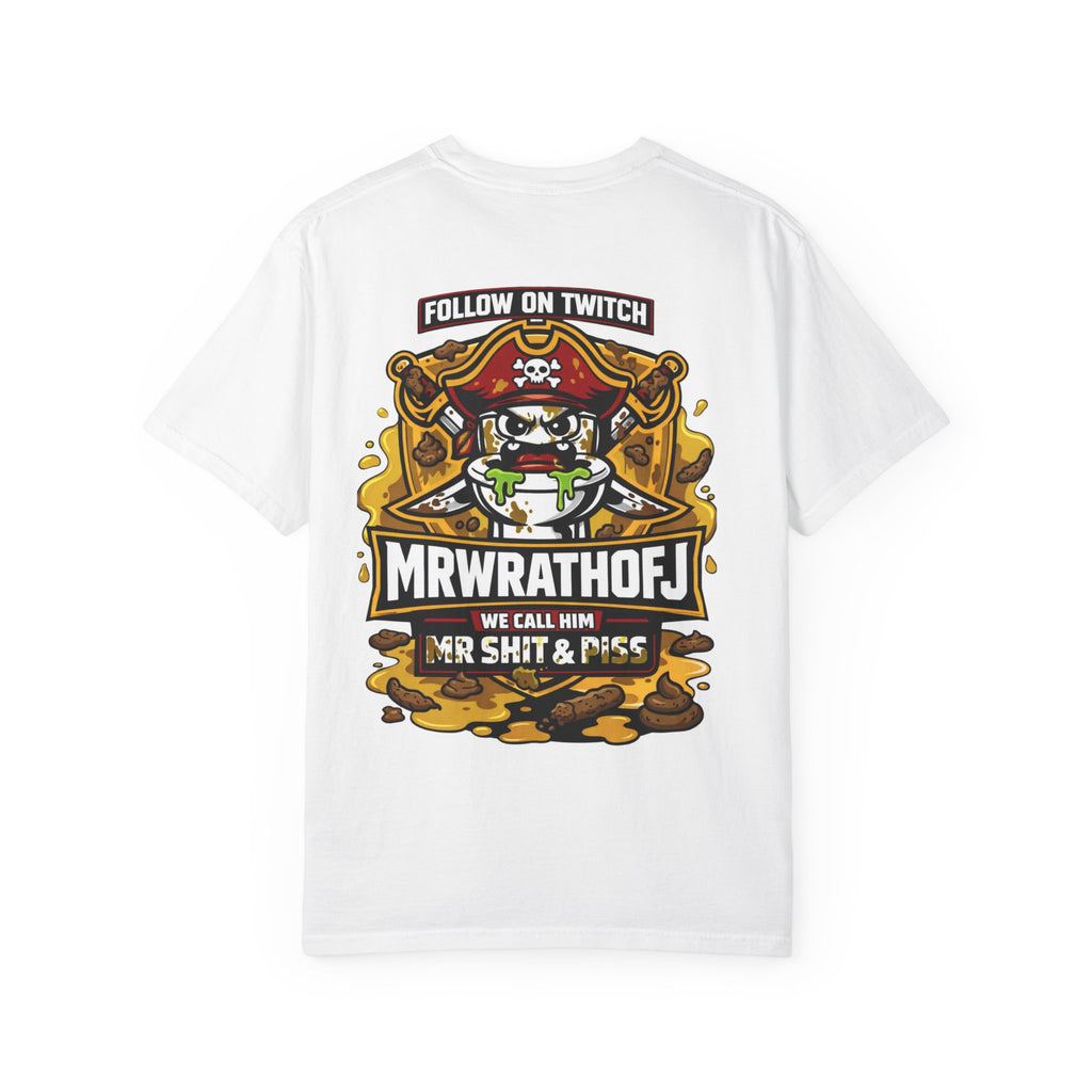 Pirate Portrait T‑Shirt — "MrWrathofJ" Retro Pirate Face Graphic Tee