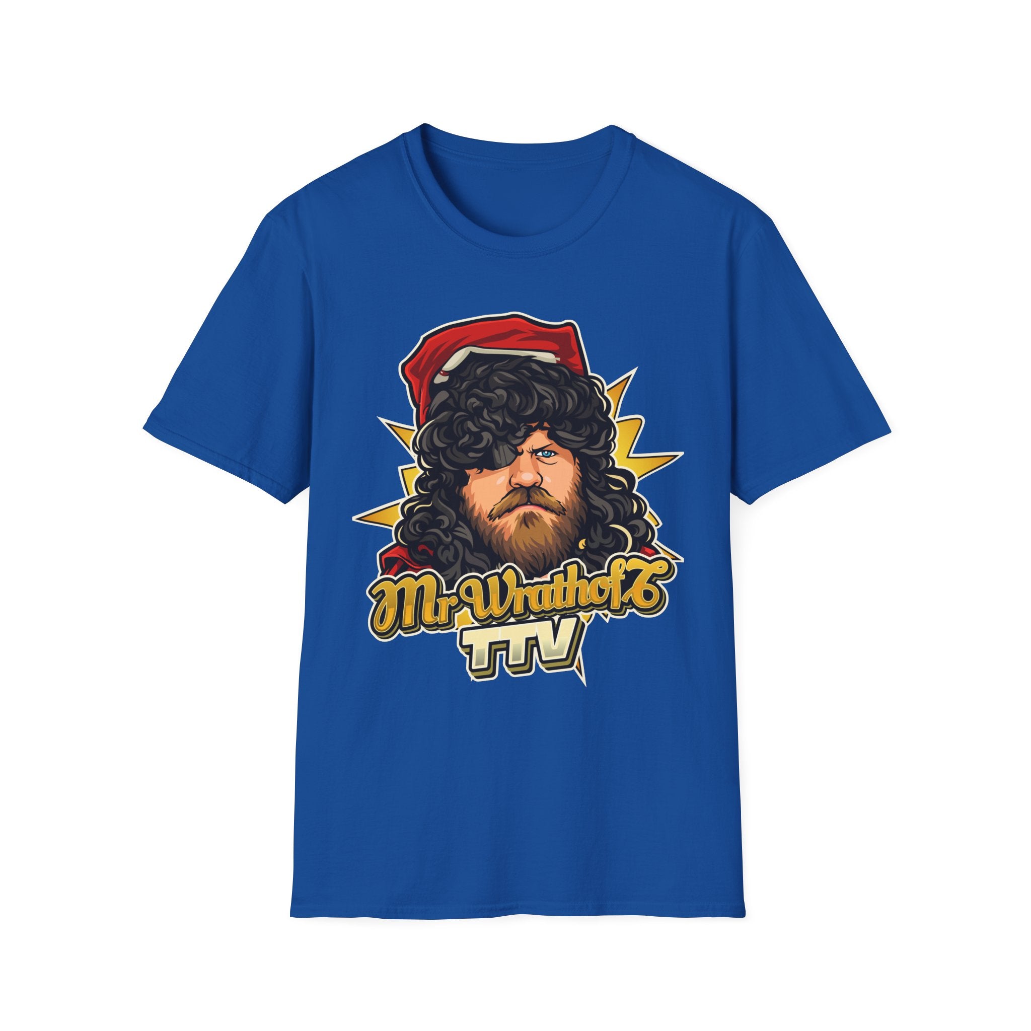 Graphic T-Shirt — '3 Spies One Eye' & Portrait Gaming Crew Tee