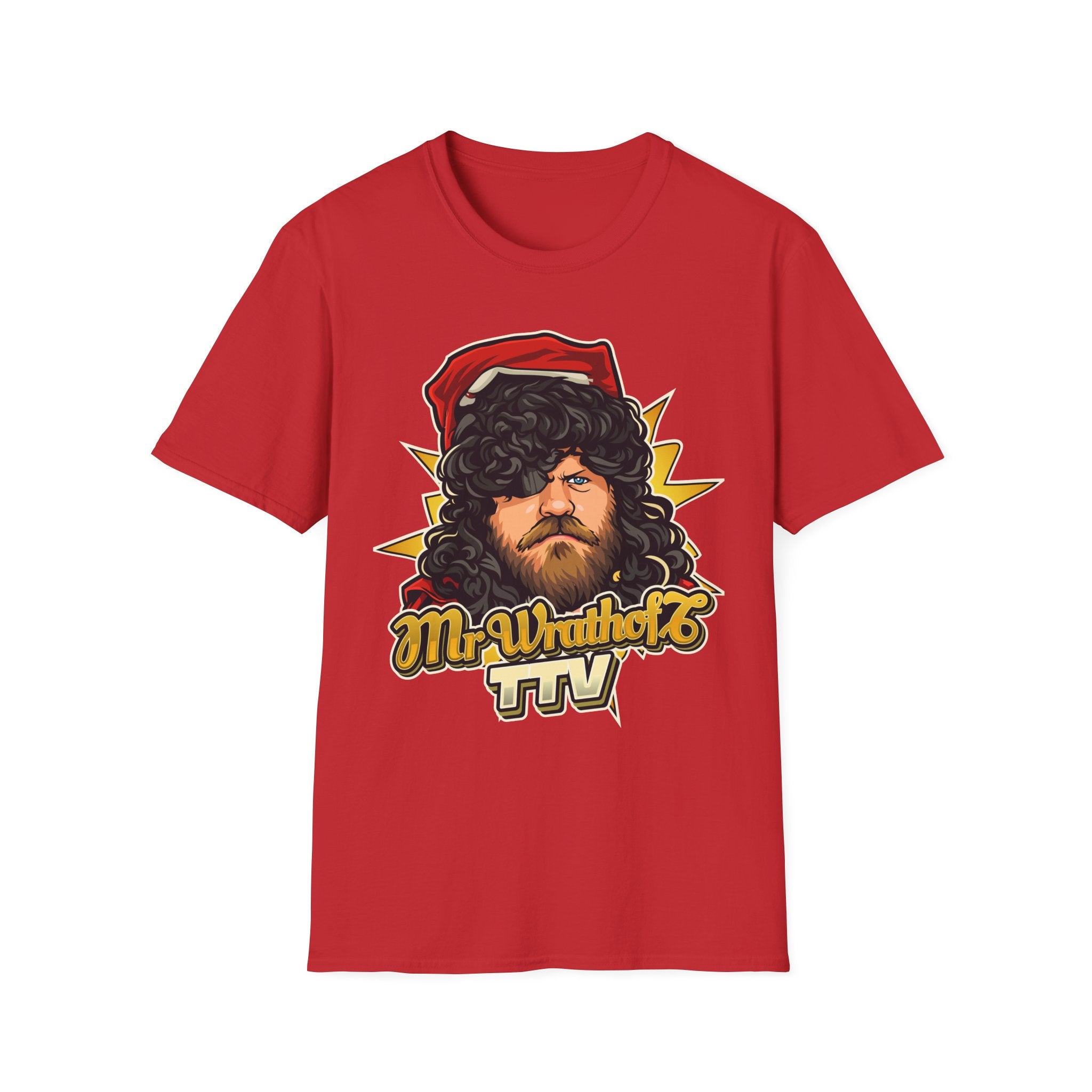 Graphic T-Shirt — '3 Spies One Eye' & Portrait Gaming Crew Tee