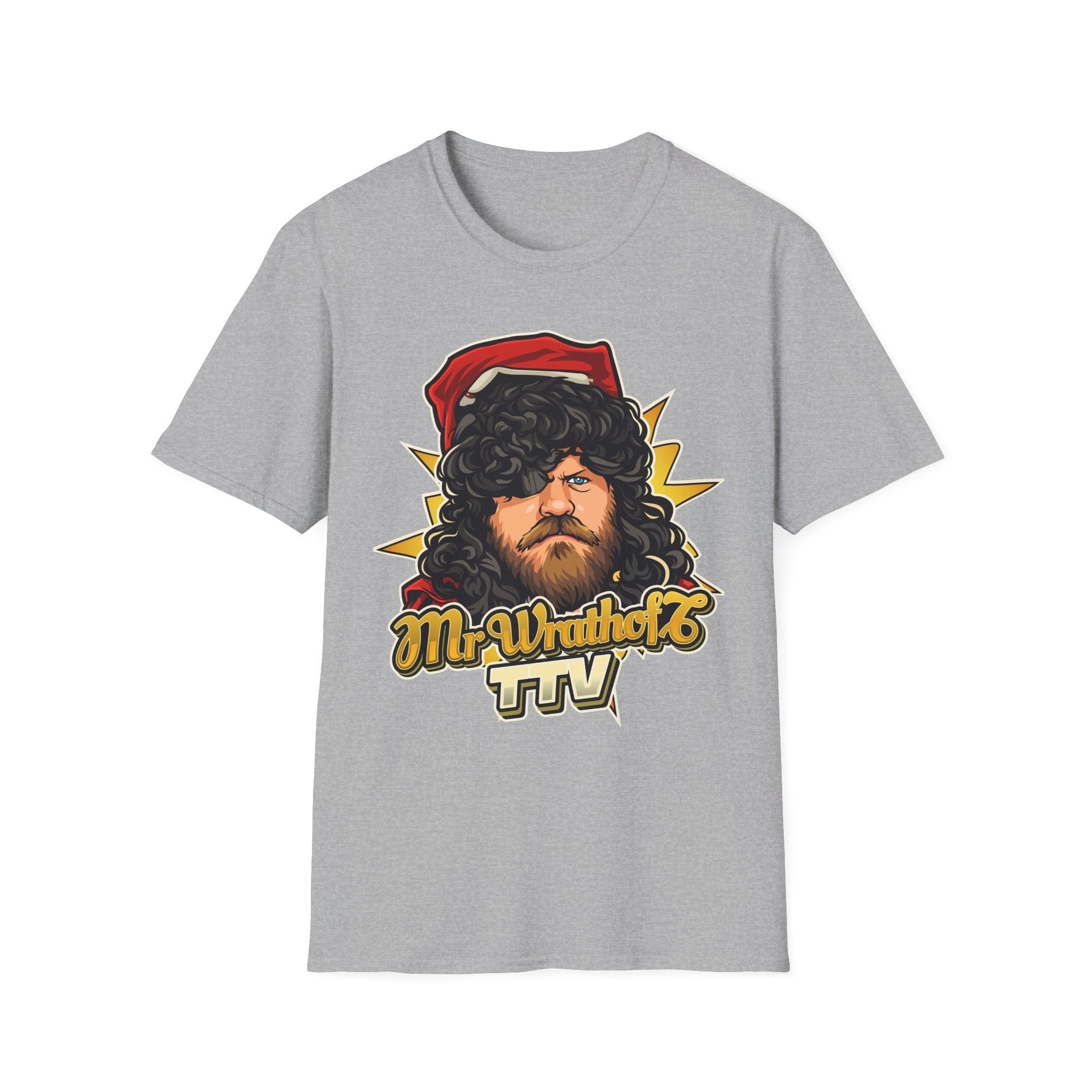 Graphic T-Shirt — '3 Spies One Eye' & Portrait Gaming Crew Tee