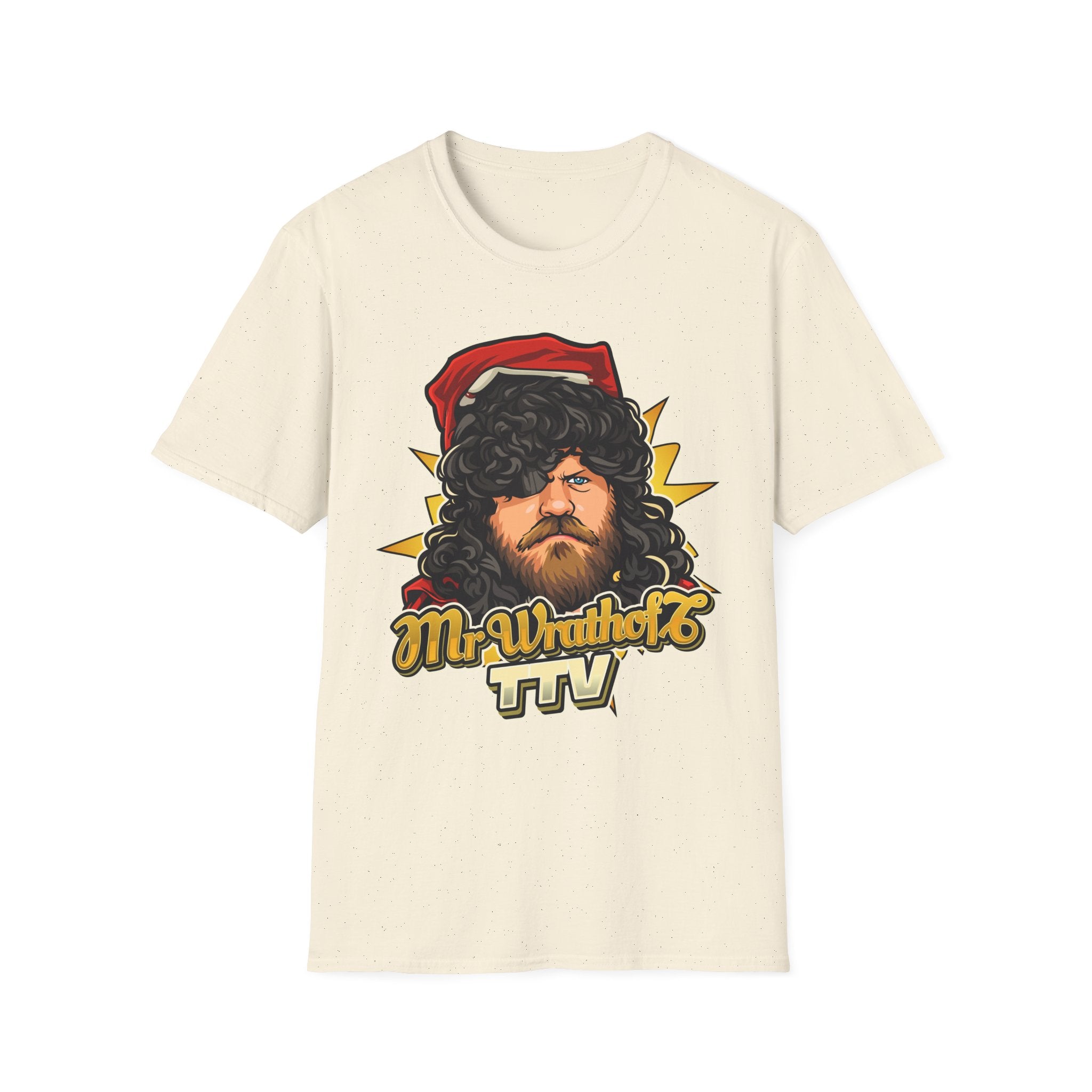 Graphic T-Shirt — '3 Spies One Eye' & Portrait Gaming Crew Tee