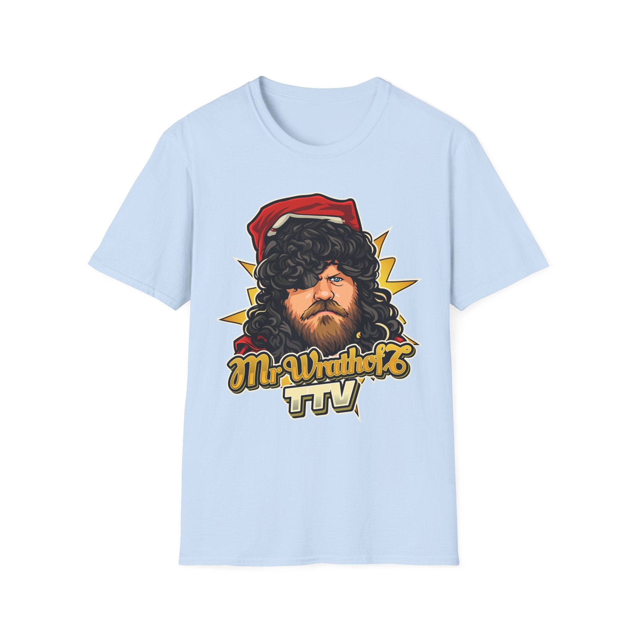 Graphic T-Shirt — '3 Spies One Eye' & Portrait Gaming Crew Tee